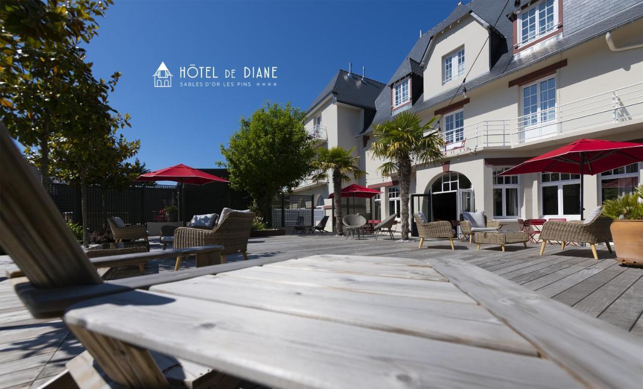 Hotel De Diane Sables-dʼOr-les-Pins Eksteriør billede